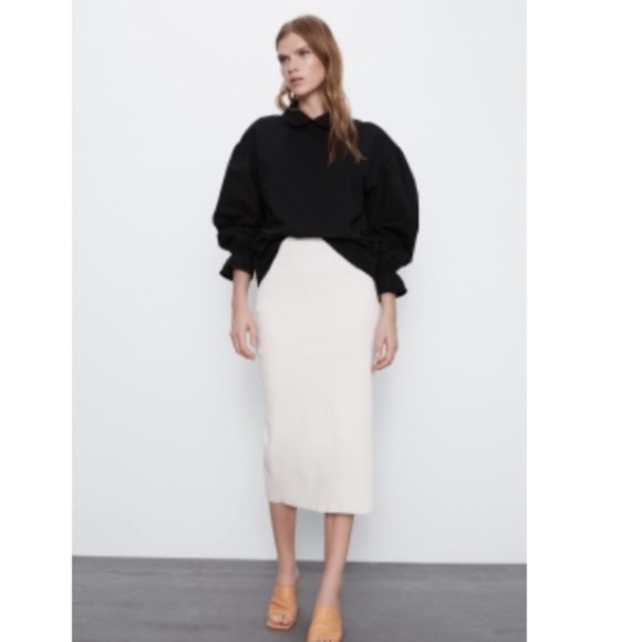 Zara Tops - ZARA PETER PAN COLLAR SHIRT